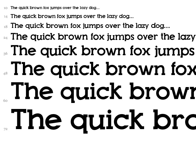 Top Modern font waterfall